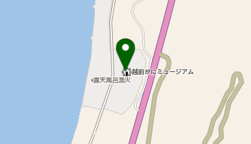 CHARGESPOT(チャージスポット)越前がにミュージアムの地図画像