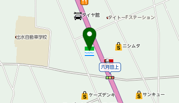 CHARGESPOT(チャージスポット)ファミリーマート 出水中央店の地図画像
