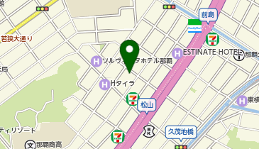 ChargeSPOT ファミリーマート 那覇松山中央店の地図画像