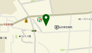 ChargeSPOT セブン-イレブン 仙台広瀬町店の地図画像