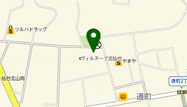 ChargeSPOT セブン-イレブン 仙台通町2丁目店の地図画像
