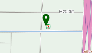 ChargeSPOT セブン-イレブン 仙台日の出町2丁目店の地図画像