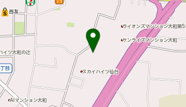ChargeSPOT セブン-イレブン 仙台大和町5丁目店の地図画像