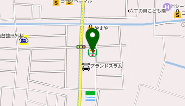 ChargeSPOT セブン-イレブン 仙台六丁の目東店の地図画像