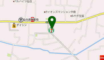 ChargeSPOT セブン-イレブン 仙台遠見塚3丁目店の地図画像