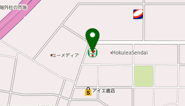 ChargeSPOT セブン-イレブン 仙台六丁の目中町店の地図画像