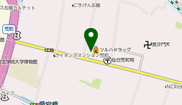 ChargeSPOT セブン-イレブン 仙台荒町店の地図画像