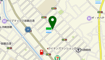 ChargeSPOT ファミリーマート コンフォート泊店の地図画像