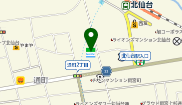 CHARGESPOT(チャージスポット)ファミリーマート 仙台堤通店の地図画像