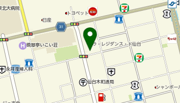 ChargeSPOT ローソン 仙台二日町晩翠通店の地図画像