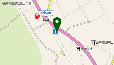 CHARGESPOT(チャージスポット)ローソン 山中湖西店の地図画像