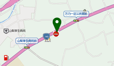 CHARGESPOT(チャージスポット)ガスト 山梨万力の地図画像
