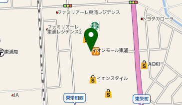 CHARGESPOT(チャージスポット)ドコモショップ イオンモール東浦店の地図画像