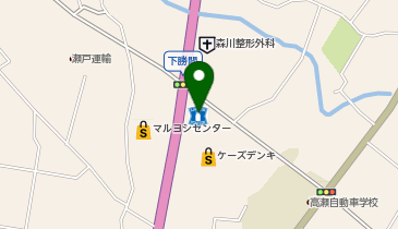 CHARGESPOT(チャージスポット)ローソン 三豊高瀬町店の地図画像