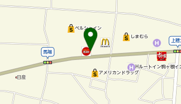 CHARGESPOT(チャージスポット)ガスト 駒ヶ根の地図画像