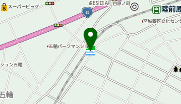 ChargeSPOT ファミリーマート 仙台銀杏町店の地図画像