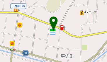 CHARGESPOT(チャージスポット)ファミリーマート 川内平佐店の地図画像
