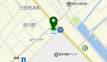 CHARGESPOT(チャージスポット)ファミリーマート 防府自力町店の地図画像