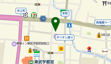 CHARGESPOT(チャージスポット)かわらや 宇都宮店の地図画像