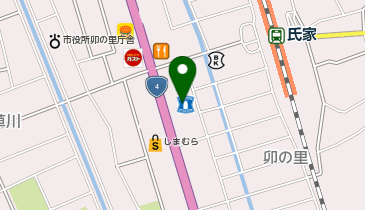 CHARGESPOT(チャージスポット)ローソン 氏家卯の里店の地図画像