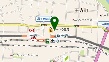 CHARGESPOT(チャージスポット)とんかつ かつ喜 王寺店の地図画像