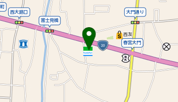 CHARGESPOT(チャージスポット)ファミリーマート 下諏訪春宮大門店の地図画像