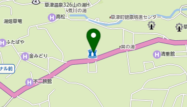 CHARGESPOT(チャージスポット)ローソン 草津中央店の地図画像
