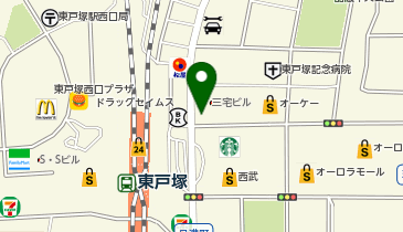 ChargeSPOT ローソン 東戸塚駅前店の地図画像