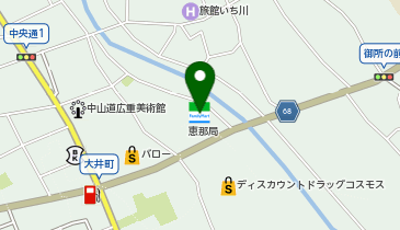 CHARGESPOT(チャージスポット)ファミリーマート 恵那大井店の地図画像