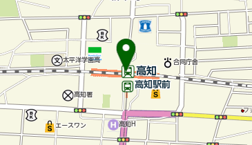 CHARGESPOT(チャージスポット)高知駅の地図画像