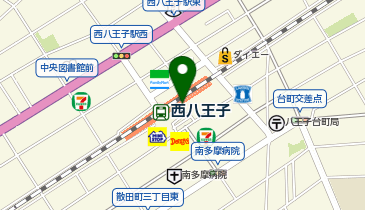 CHARGESPOT(チャージスポット)マロン薬局 西八王子駅南口店の地図画像