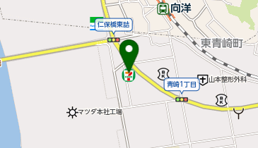 ChargeSPOT セブン-イレブン 広島青崎店の地図画像
