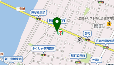 ChargeSPOT セブン-イレブン 広島都町店の地図画像