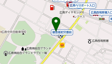 ChargeSPOT セブン-イレブン 広島観音新町店の地図画像