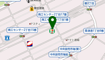 ChargeSPOT セブン-イレブン 広島商工センター東店の地図画像