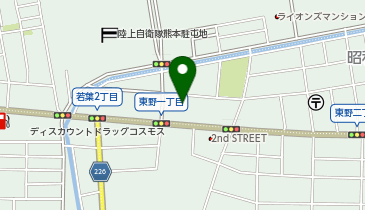 ChargeSPOT セブン-イレブン 熊本秋津新町店の地図画像