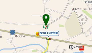 ChargeSPOT セブン-イレブン 神戸伊川谷有瀬店の地図画像