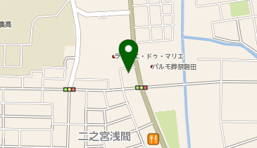 CHARGESPOT(チャージスポット)ローソン 磐田二之宮東店の地図画像