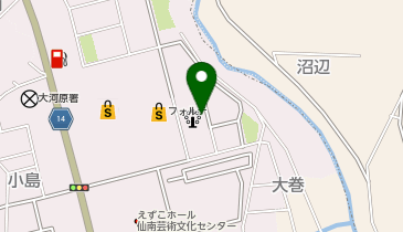 CHARGESPOT(チャージスポット)ユナイテッド・シネマ フォルテ 宮城大河原の地図画像