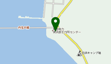 CHARGESPOT(チャージスポット)美浜原子力PRセンターの地図画像