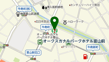CHARGESPOT(チャージスポット)セブン-イレブン 富山牛島新町店の地図画像