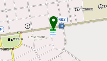 CHARGESPOT(チャージスポット)ファミリーマート 三笠幸町店の地図画像