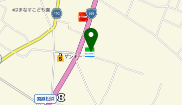 CHARGESPOT(チャージスポット)ファミリーマート かほく松浜店の地図画像