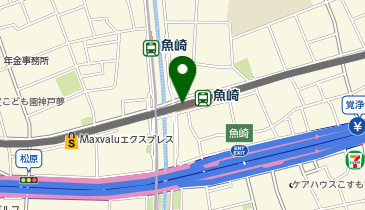 ChargeSPOT ローソン HA 阪神魚崎店の地図画像