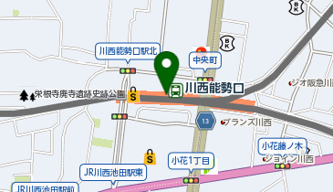 ChargeSPOT ローソン HA 川西能勢口西口店の地図画像