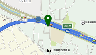 ChargeSPOT ローソン 上高井戸二丁目店の地図画像