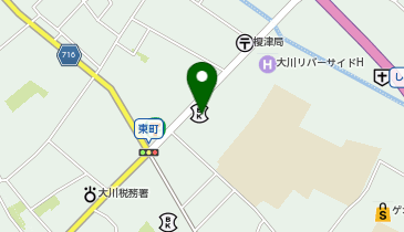 CHARGESPOT(チャージスポット)福岡銀行 大川支店の地図画像