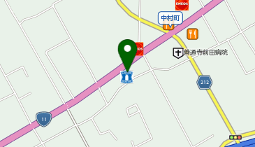 CHARGESPOT(チャージスポット)ローソン 善通寺中村店の地図画像