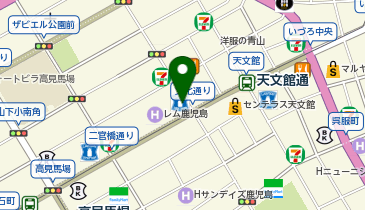 CHARGESPOT(チャージスポット)ローソン 鹿児島東千石店の地図画像
