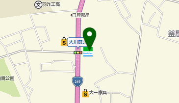 CHARGESPOT(チャージスポット)ファミリーマート 羽咋釜屋町店の地図画像